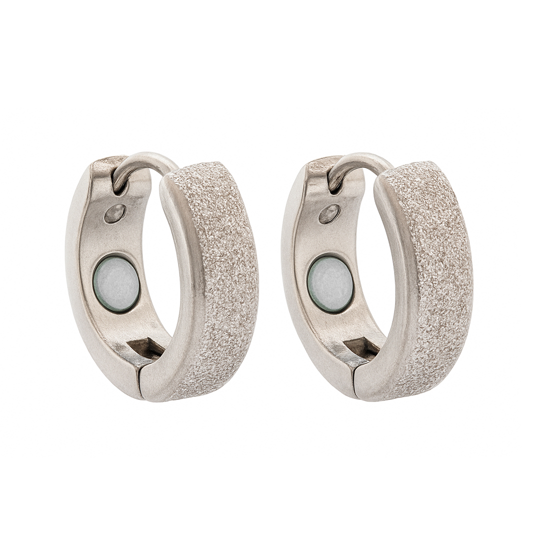 Magnet øreringe (stål)