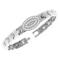 Magnetarmbånd (titanium) Fine stjernedrys - 