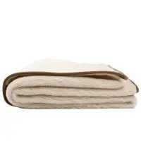 Uldplaid (Kamel Prestige) Beige - Uldplaid / Sommer ulddyne