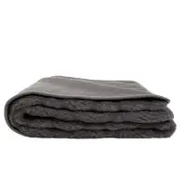 Uldplaid (Koksgrå Alpaca) 135 x 220 cm - Uldplaid 135 x 220 cm