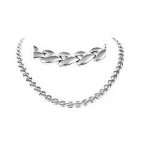 Magnethalskæde (titanium) Elegance - Titanium